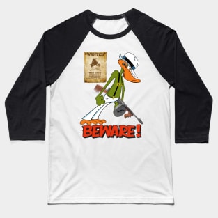 ANGRY CRIMINAL DUCK Baseball T-Shirt